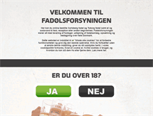 Tablet Screenshot of fadolsforsyningen.dk